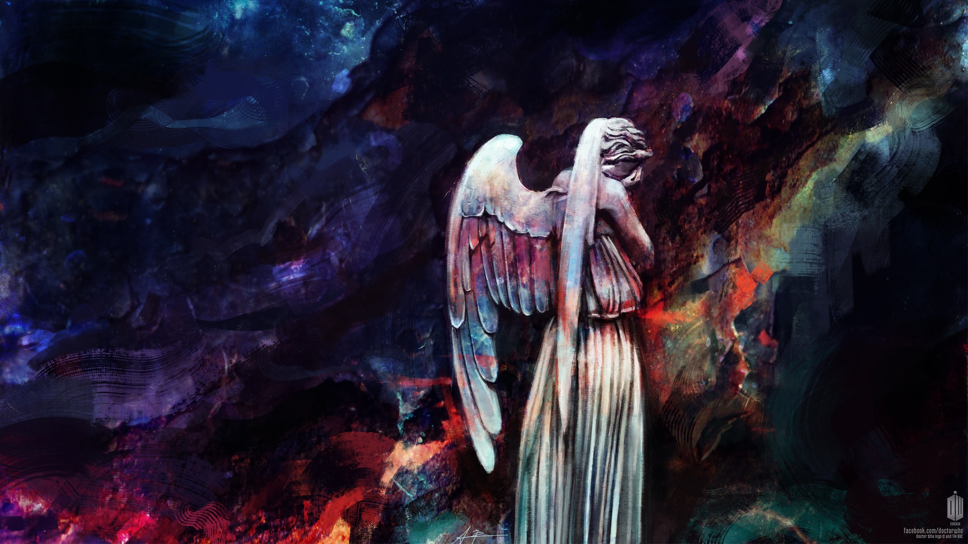 doctor who weeping angel wallpaper 1920x1080