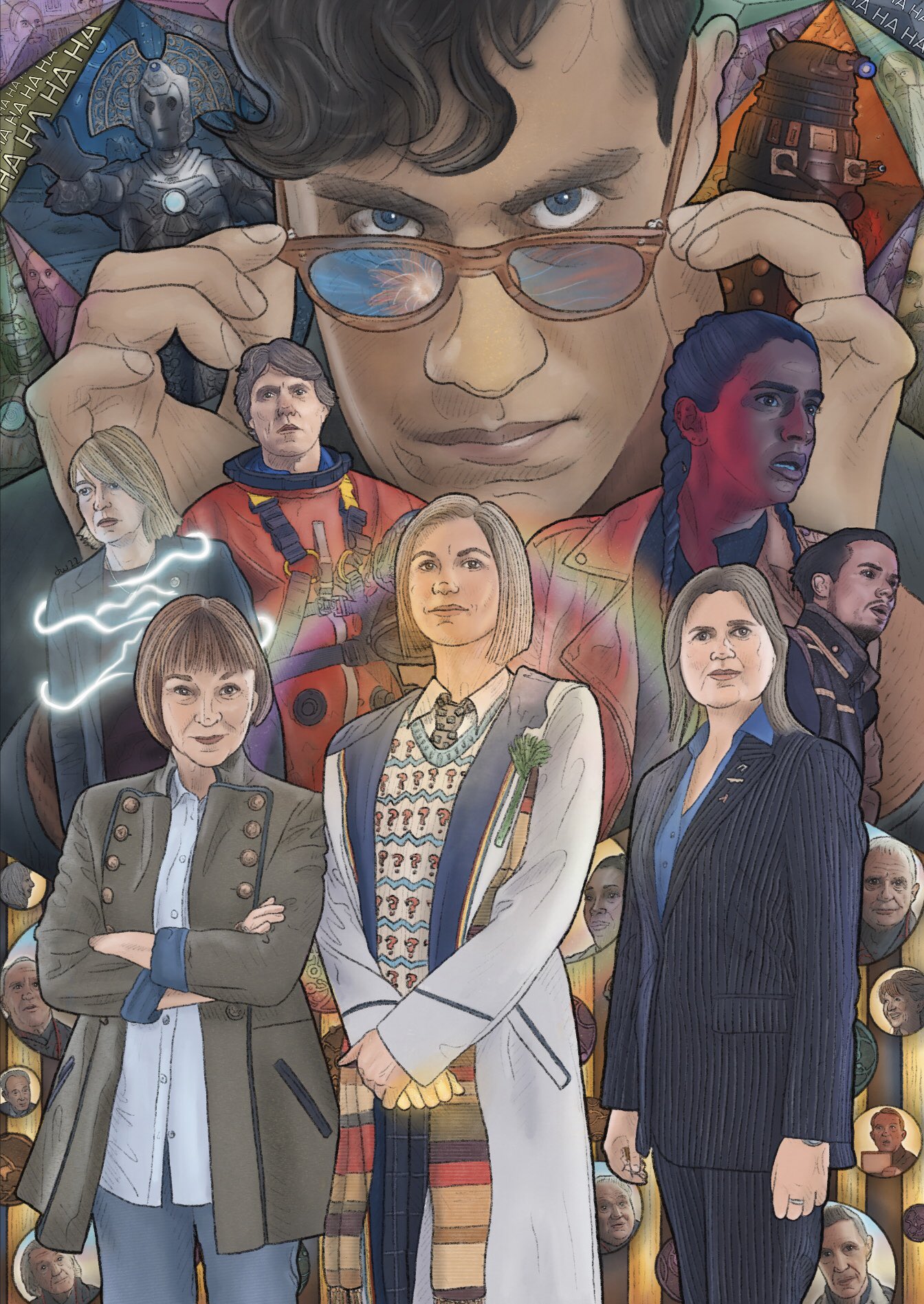 An artwork of The Power of the Doctor