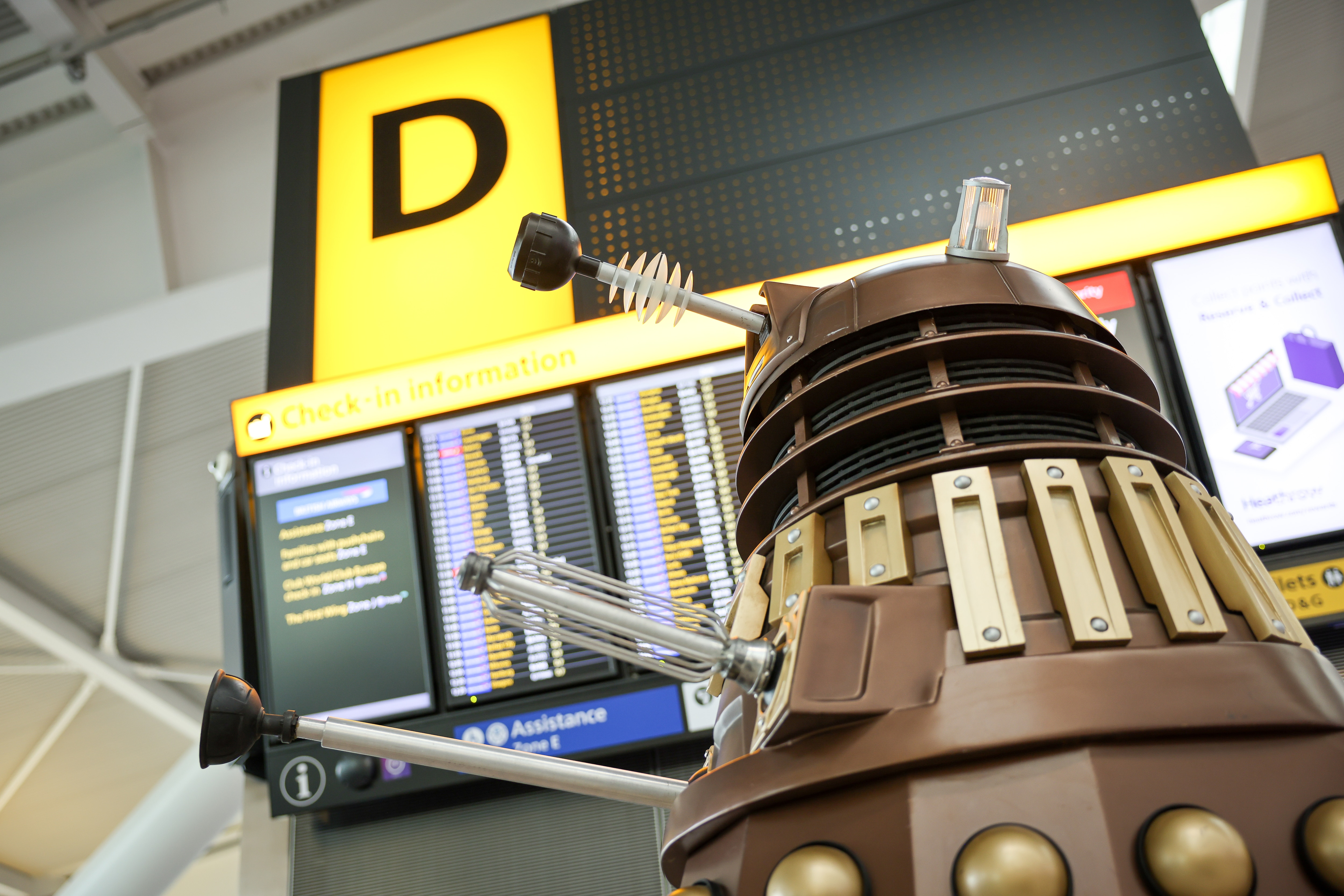 A Dalek in Terminal 5