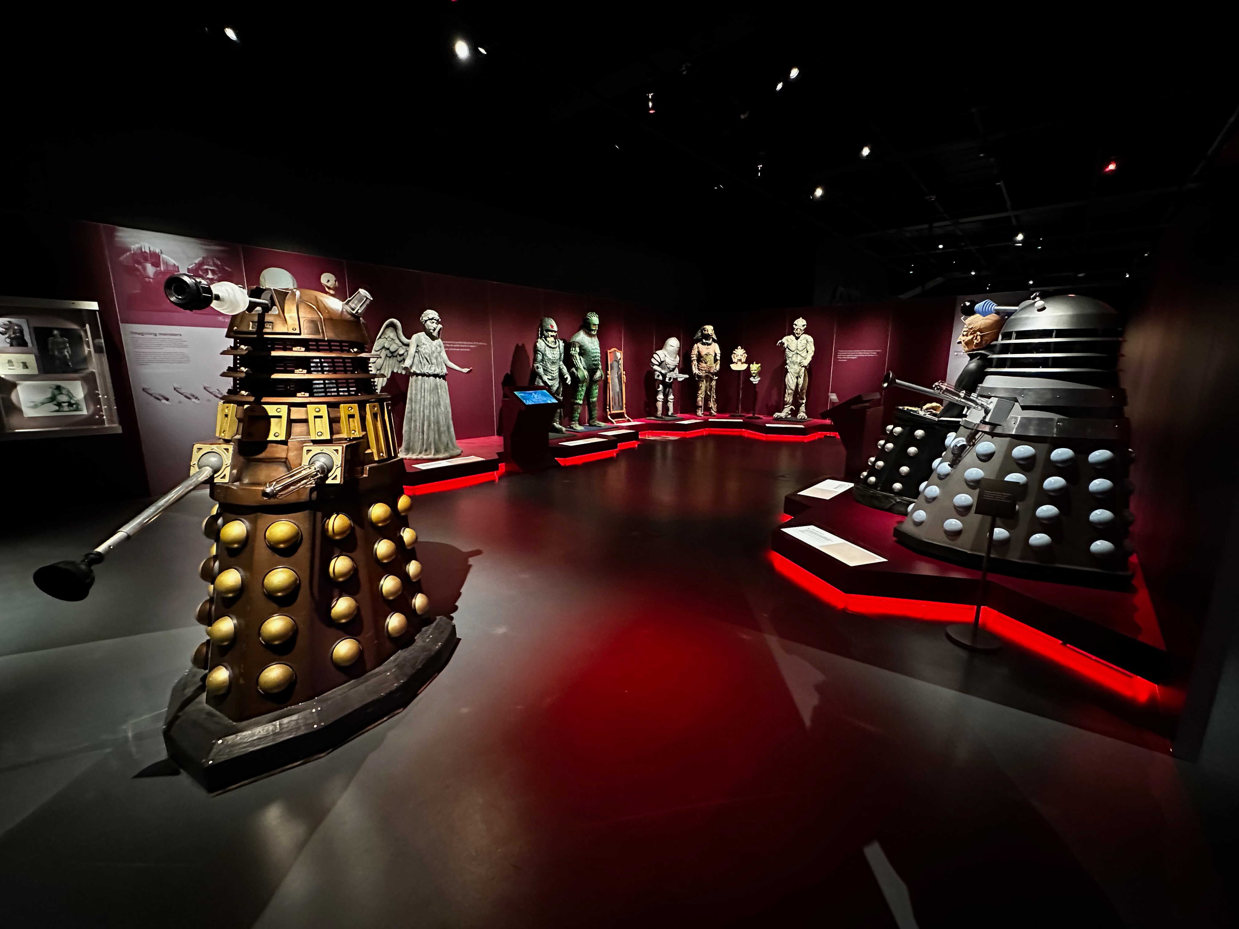 Daleks in the Doctor Who Worlds of Wonder exhibition