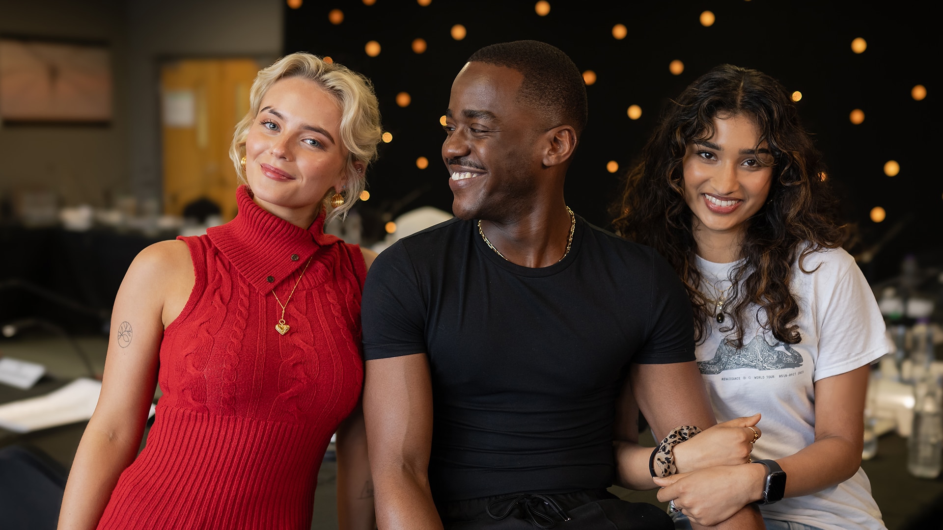 First Look at Ncuti Gatwa with Varada Sethu and Millie Gibson Ahead of Season Two of Doctor Who