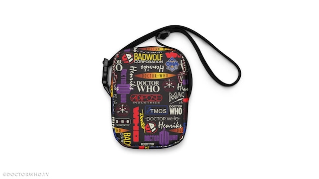 Doctor Who Logo Patterned Crossbody Bag