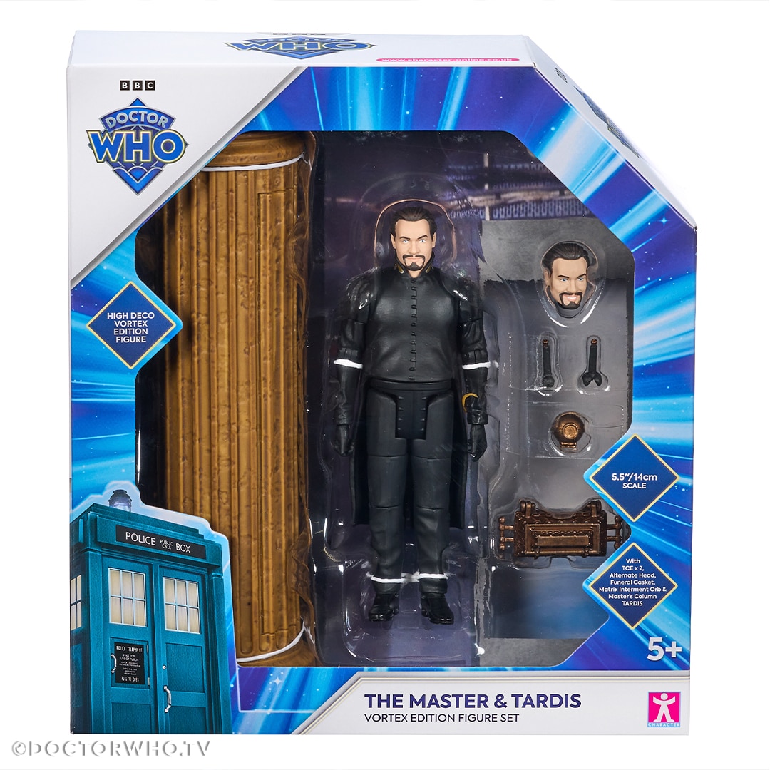 The Master and TARDIS Vortex Edition Figure Set