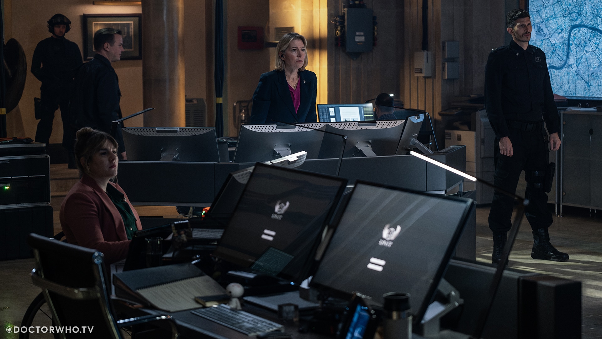 Ruth Madeley, Jemma Redgrave and Alexander Devrient return as Shirley-Anne Bingham, Kate Lethbridge-Stewart and Colonel Ibrahim.