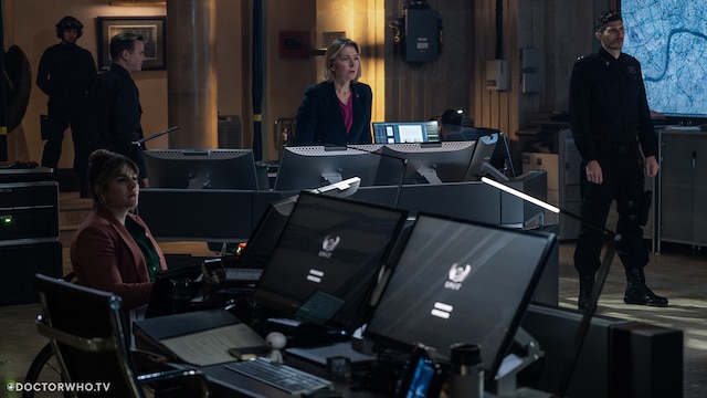 Ruth Madeley, Jemma Redgrave and Alexander Devrient return as Shirley-Anne Bingham, Kate Lethbridge-Stewart and Colonel Ibrahim.