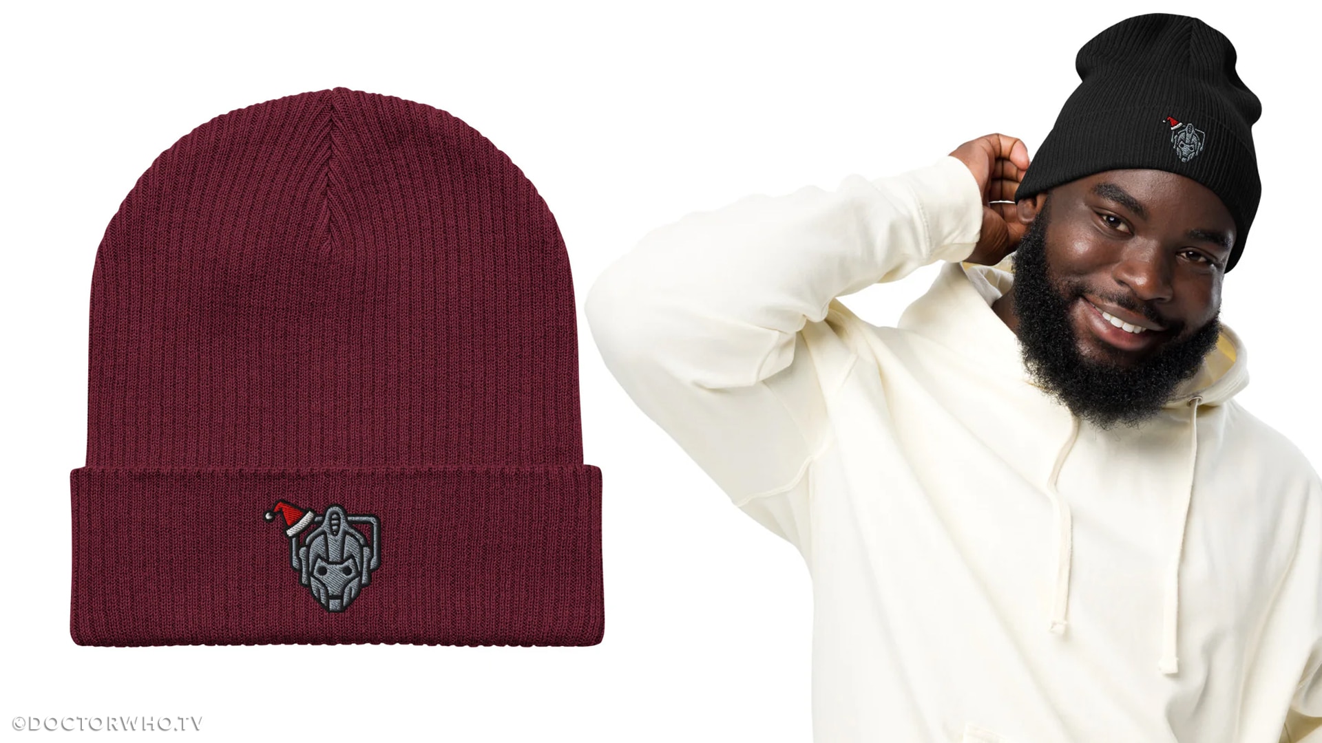 Ribbed Beanie Festive Cyberman