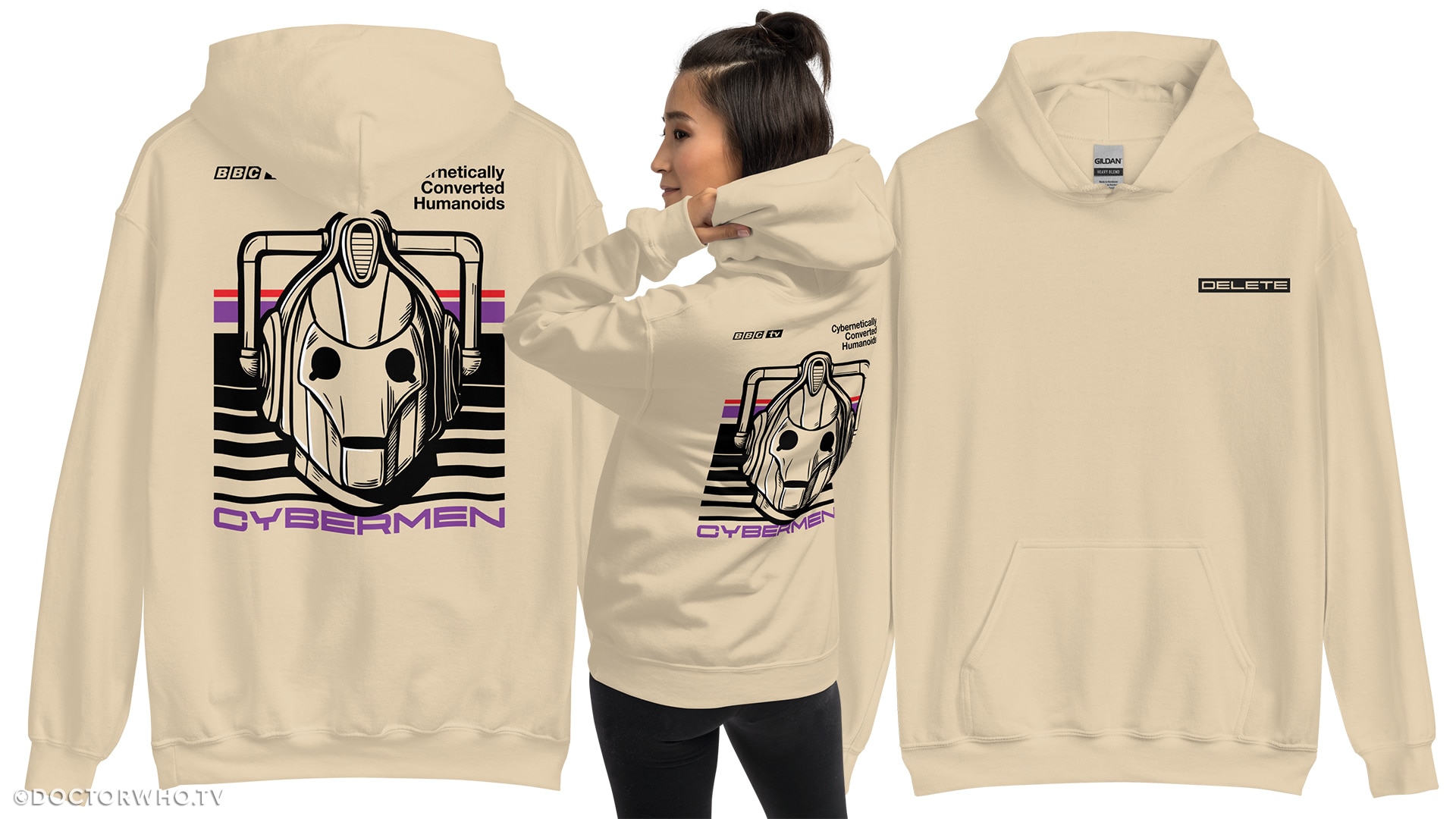 Cybermen Embroidered Hoodie