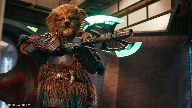 Karvanista (Craige Els) with his signature Lupari axe in 'The Halloween Apocalypse'