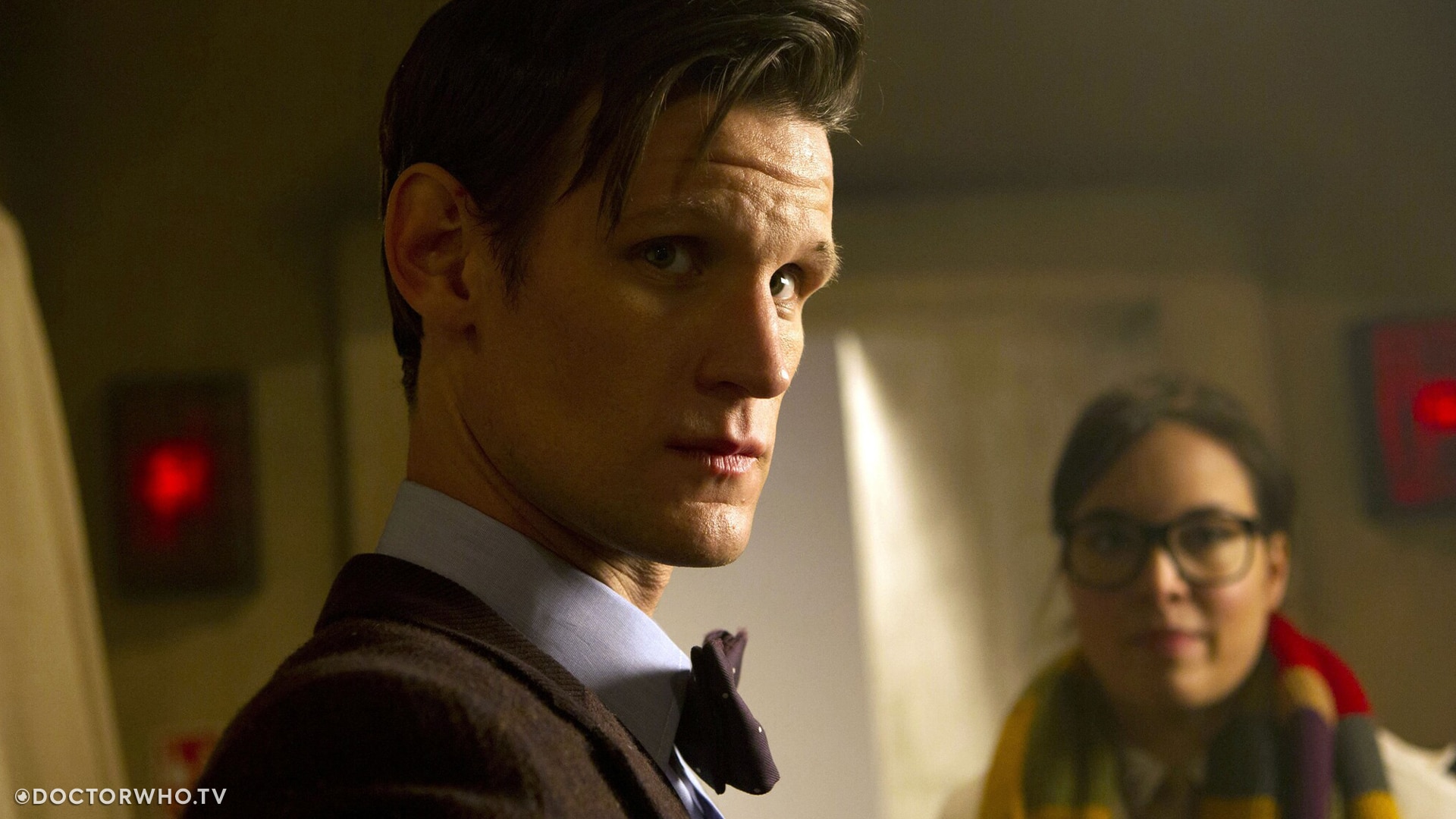The Eleventh Doctor and his polka-dot bow tie in 'The Day of the Doctor'
