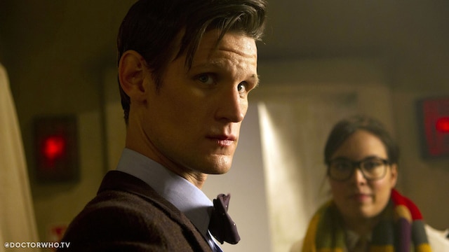 The Eleventh Doctor and his polka-dot bow tie in 'The Day of the Doctor'