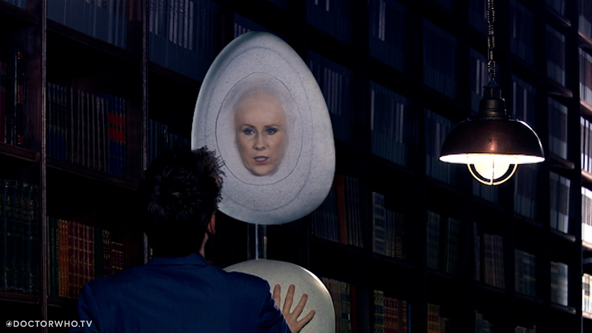 Donna Noble's face on a Library Node in 'Silence in the Library'