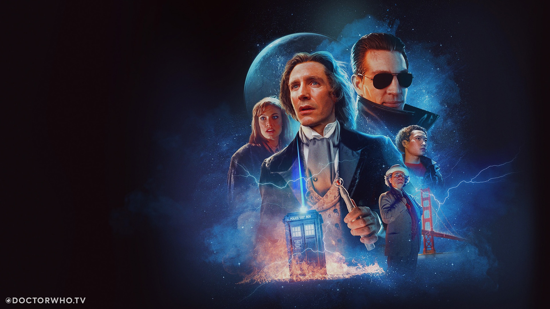 Key art for Doctor Who: The Movie