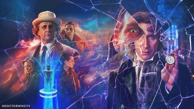 Steelbook art for Doctor Who: The Movie