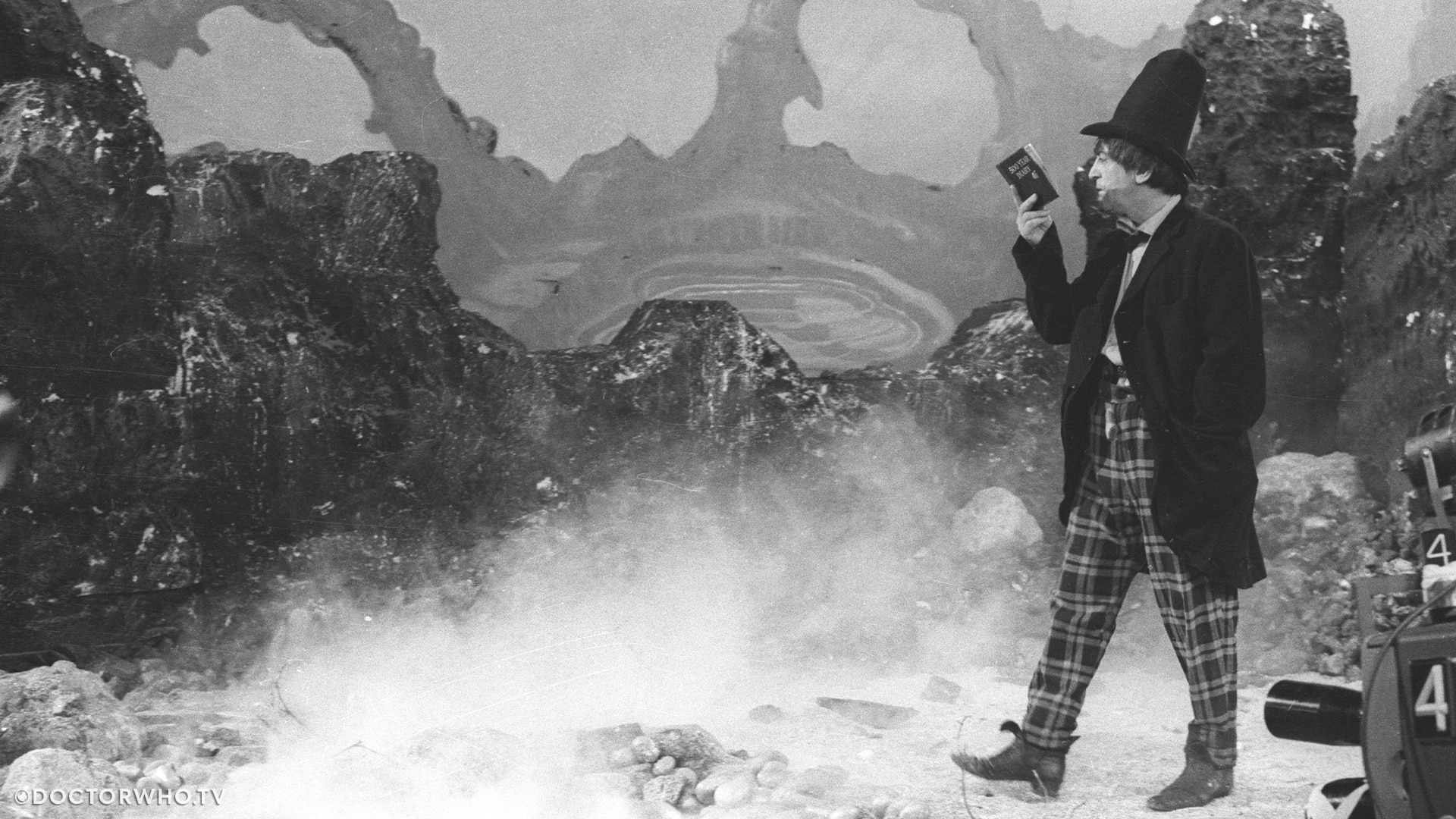 Patrick Troughton as the Doctor in his missing debut serial 'The Power of the Daleks'.