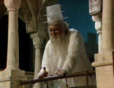 Tha Master in a hat in Castrovalva
