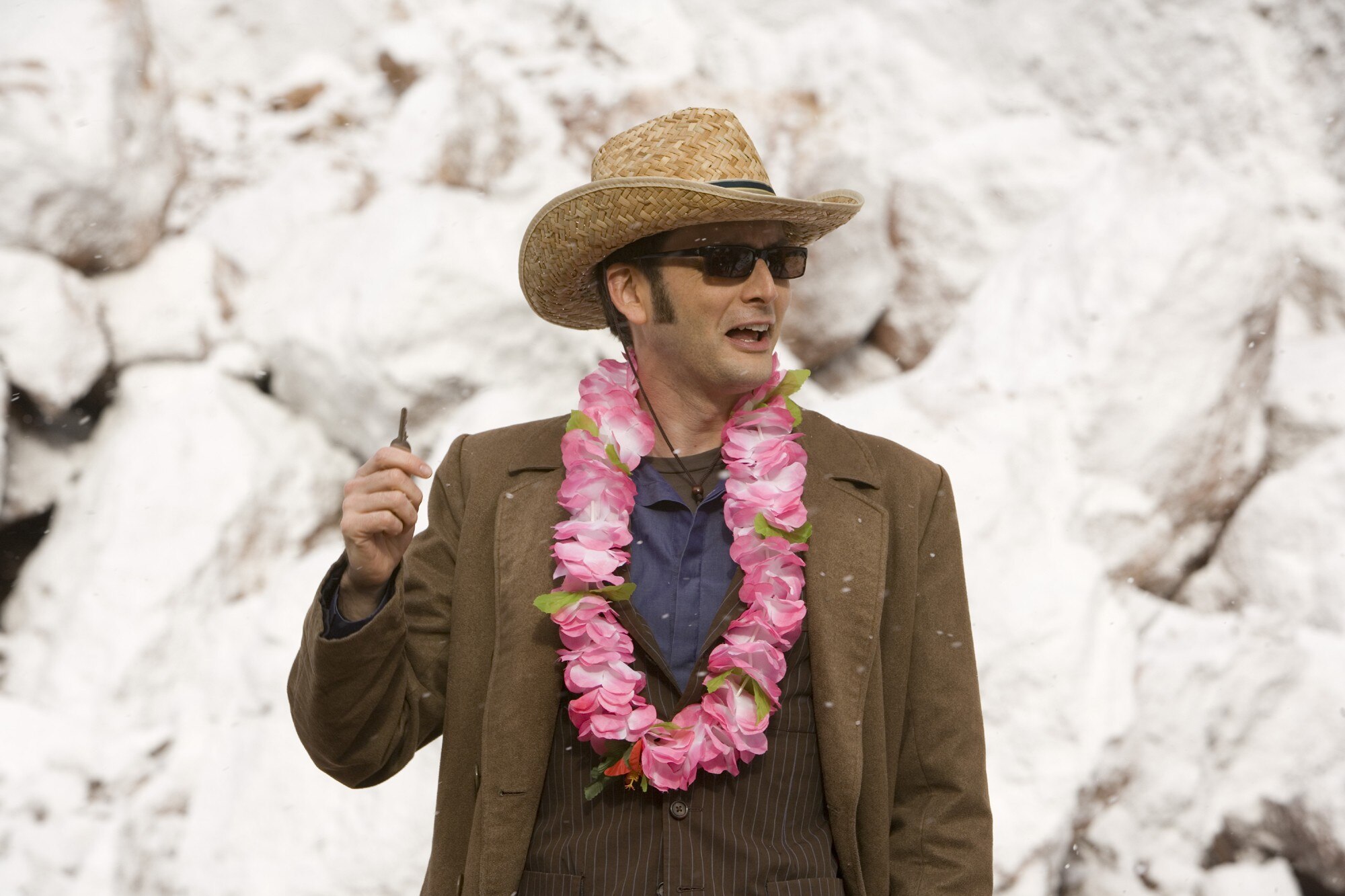 Tenth Doctor in a hat