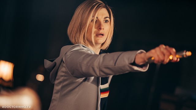 The Thirteenth Doctor was especially fond of using her sonic to scan the local environment.