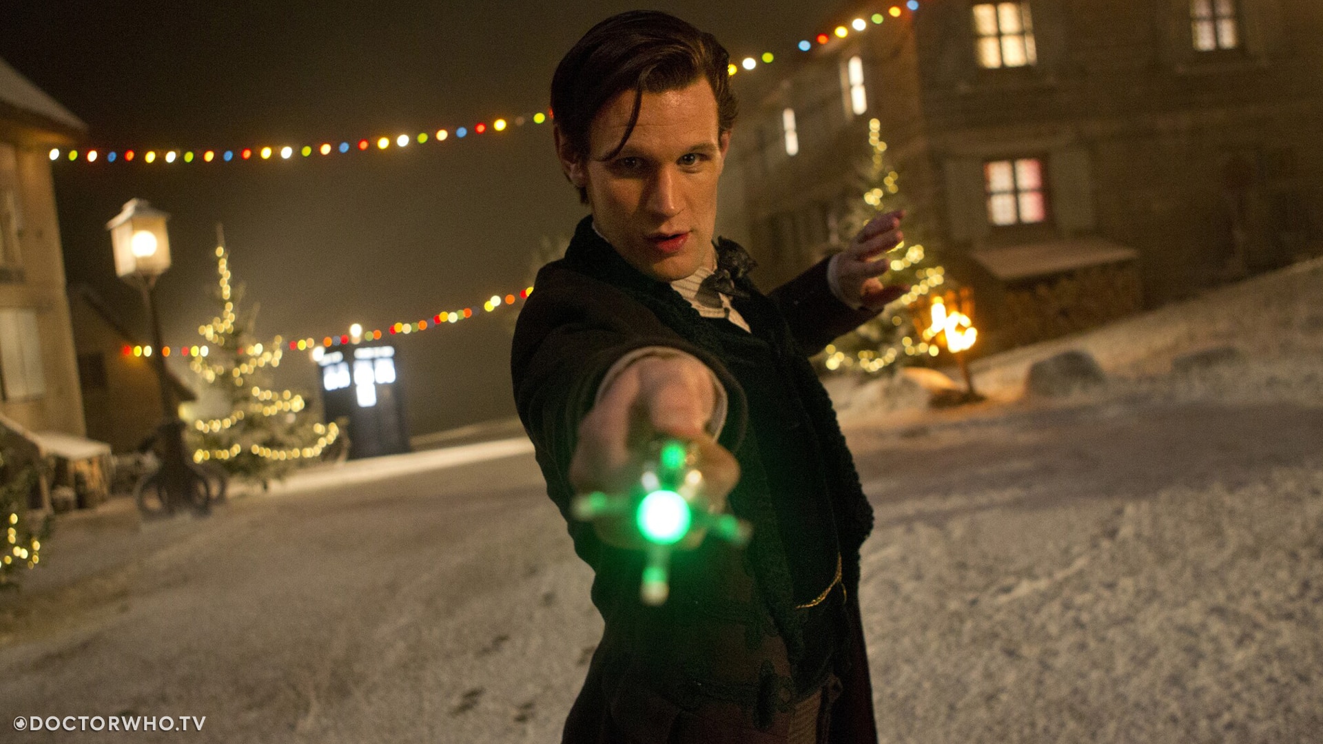 The Eleventh Doctor with his sonic screwdriver, claws out!