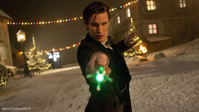 The Eleventh Doctor with his sonic screwdriver, claws out!