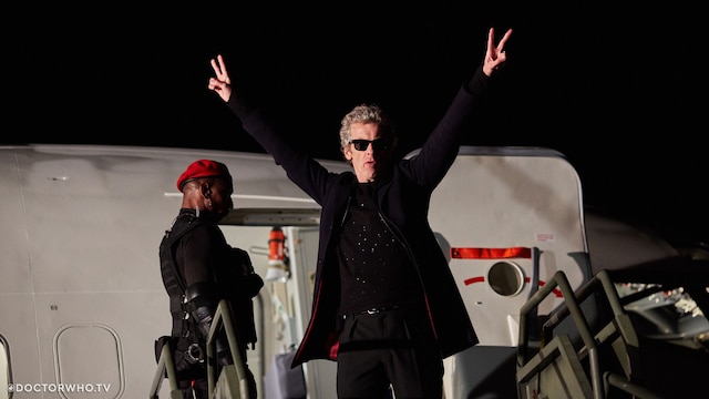The Twelfth Doctor with his stylish sonic sunglasses.