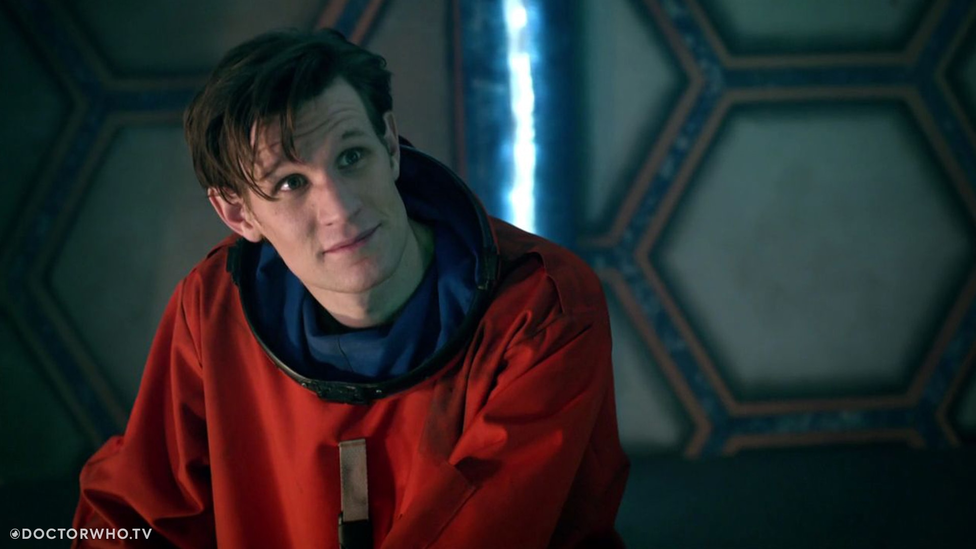 The Eleventh Doctor (Matt Smith) digs out the suit again for another adventure in 'Hide'.