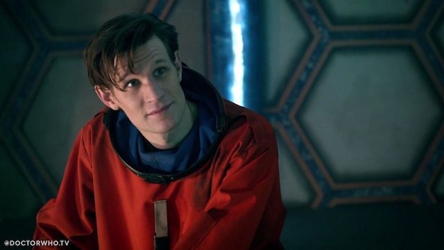 The Eleventh Doctor (Matt Smith) digs out the suit again for another adventure in 'Hide'.