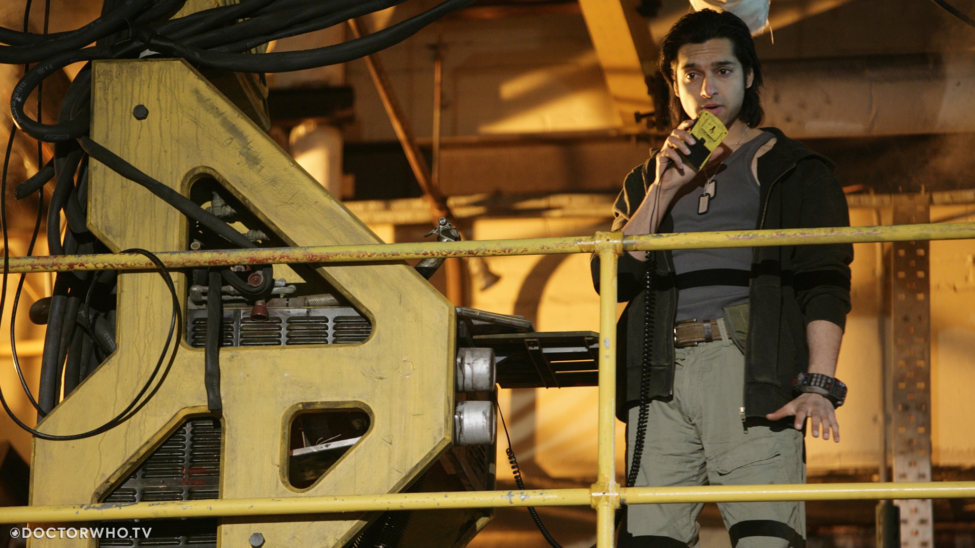 Ronny Jhutti as Danny Bartock in 'The Impossible Planet / The Satan Pit'.