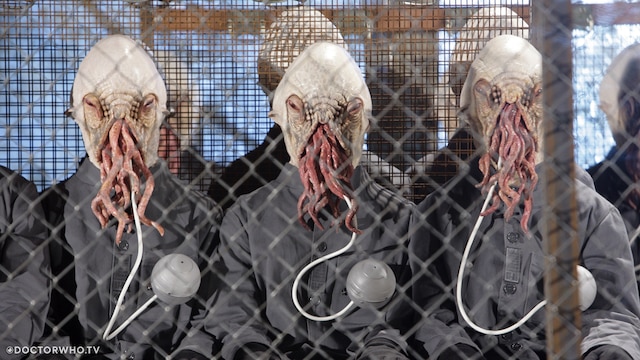 The placid Ood in captivity in 'The Impossible Planet'.