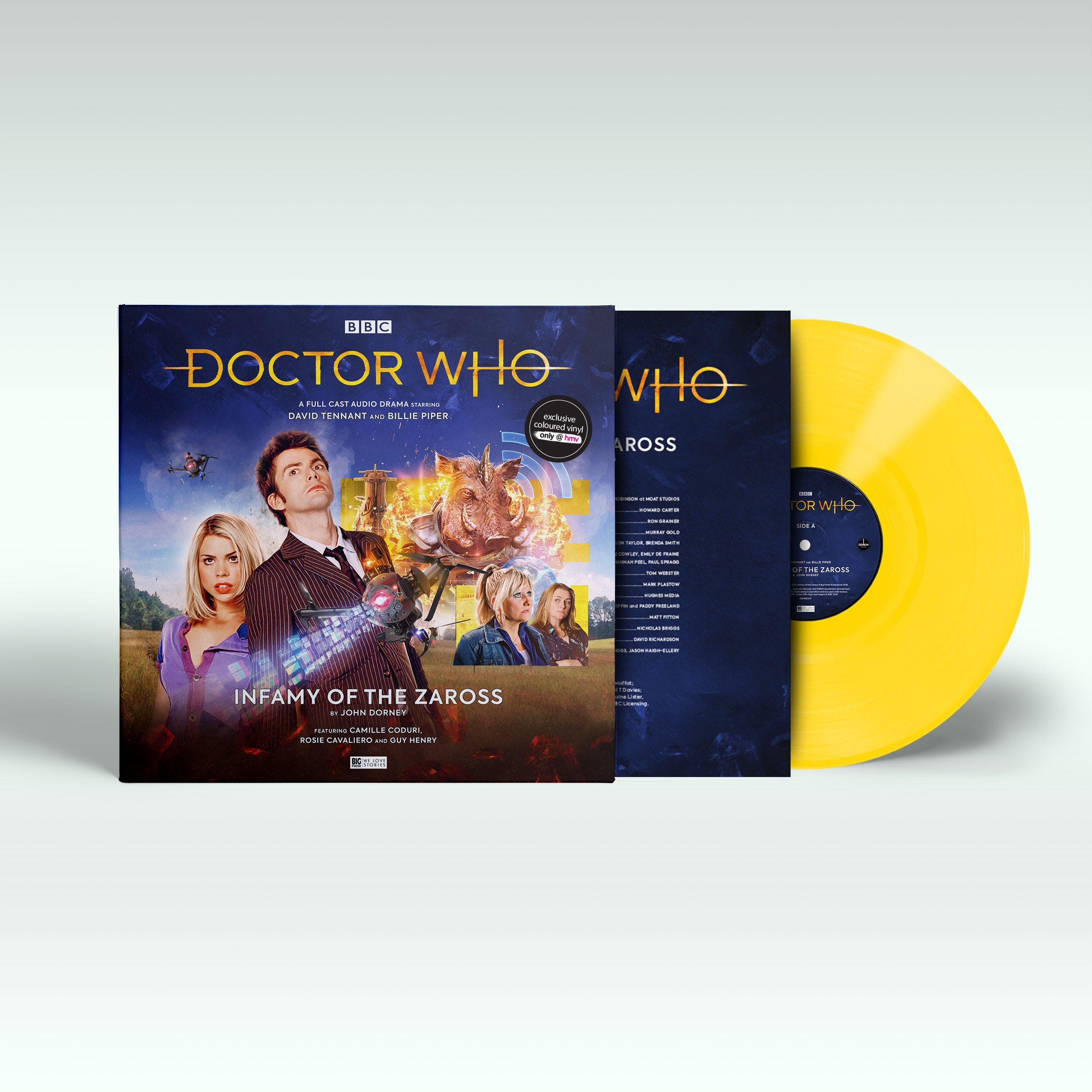 The Tenth Doctor and Rose get limited edition vinyl release