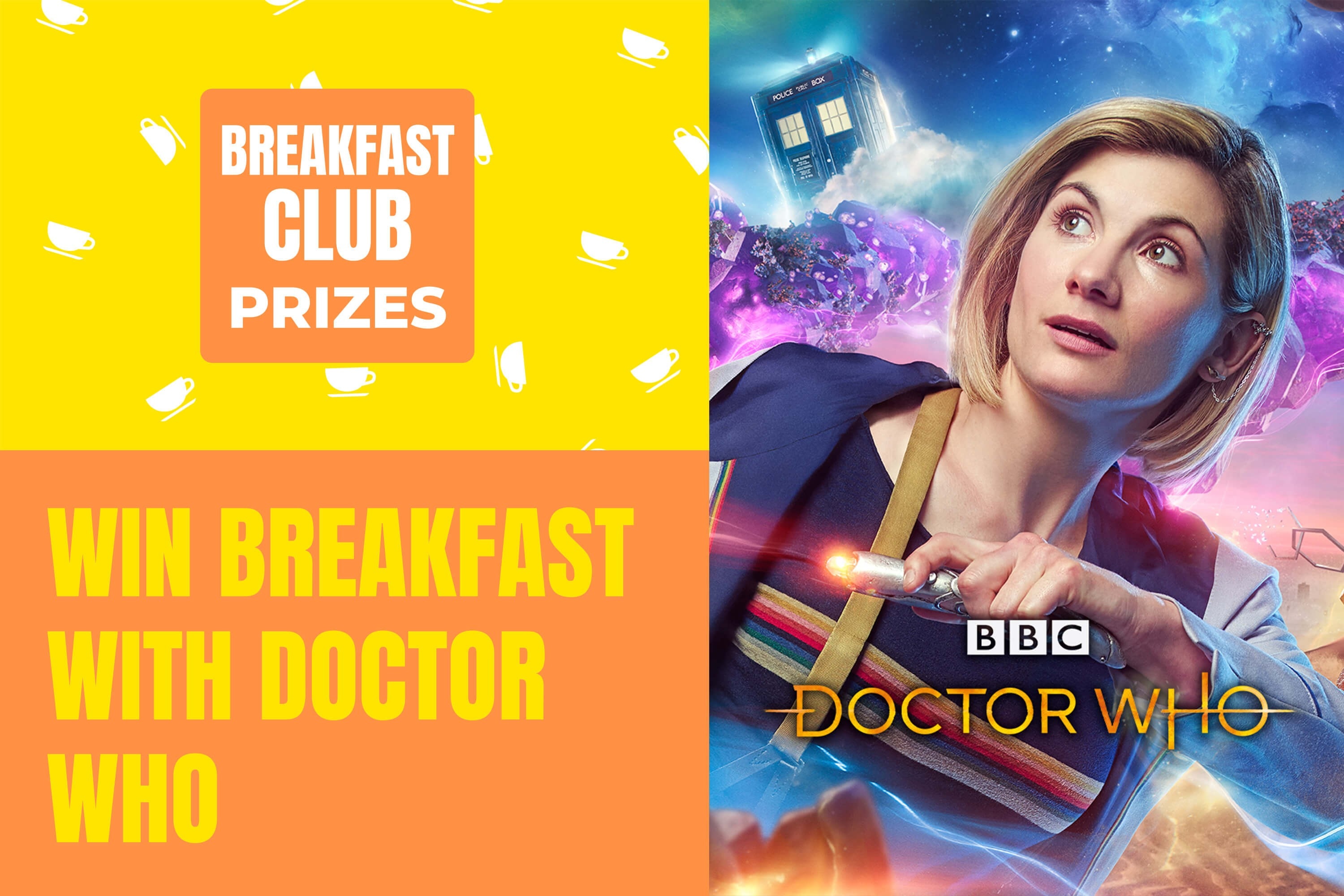 WIN a breakfast with the Thirteenth Doctor on the set of Doctor Who! |  Doctor Who