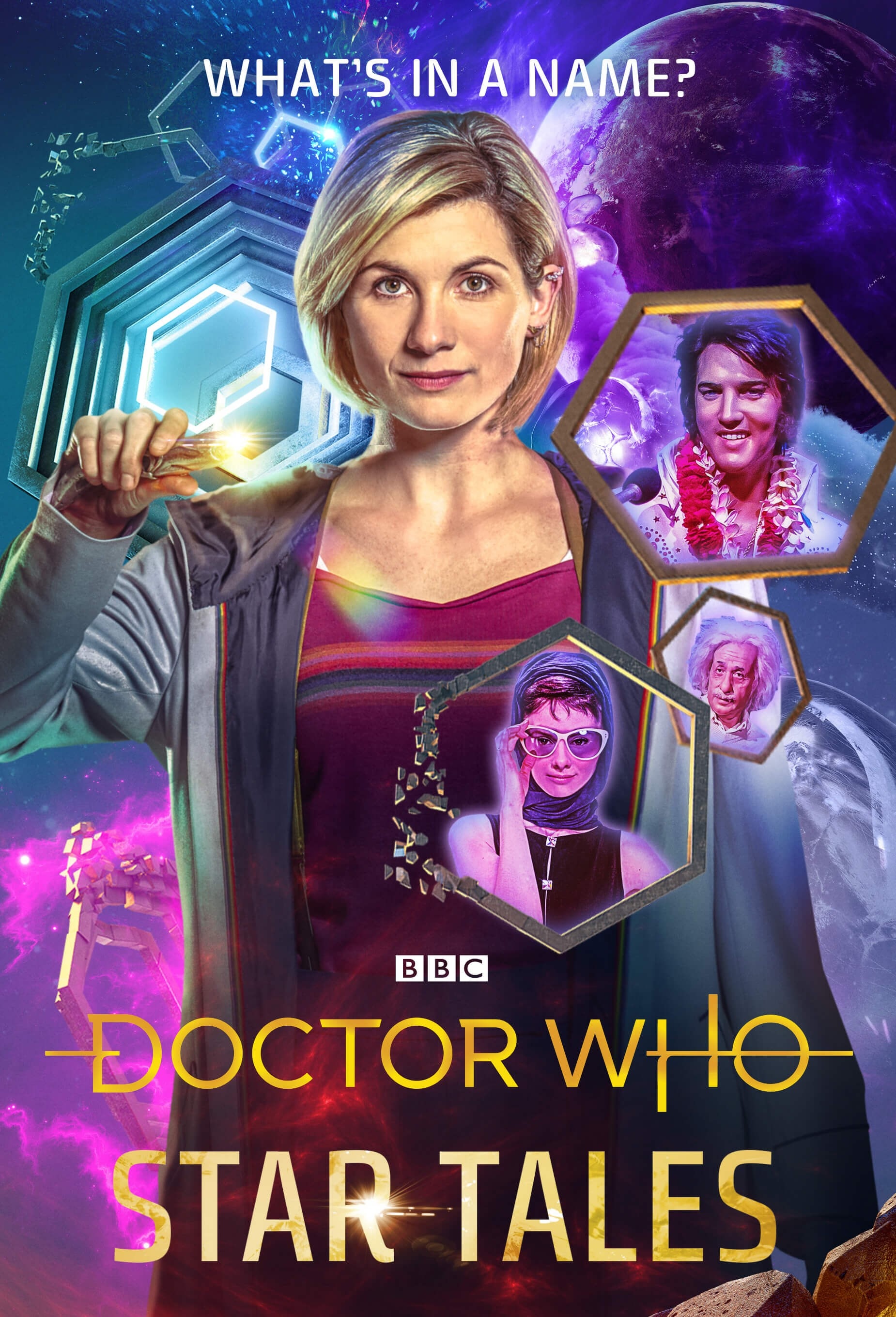 NEW British BBC Humor POSTER We're All Stories In The End Doctor Who TARDIS