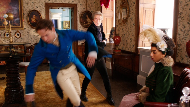 Peter Capaldi punches guy