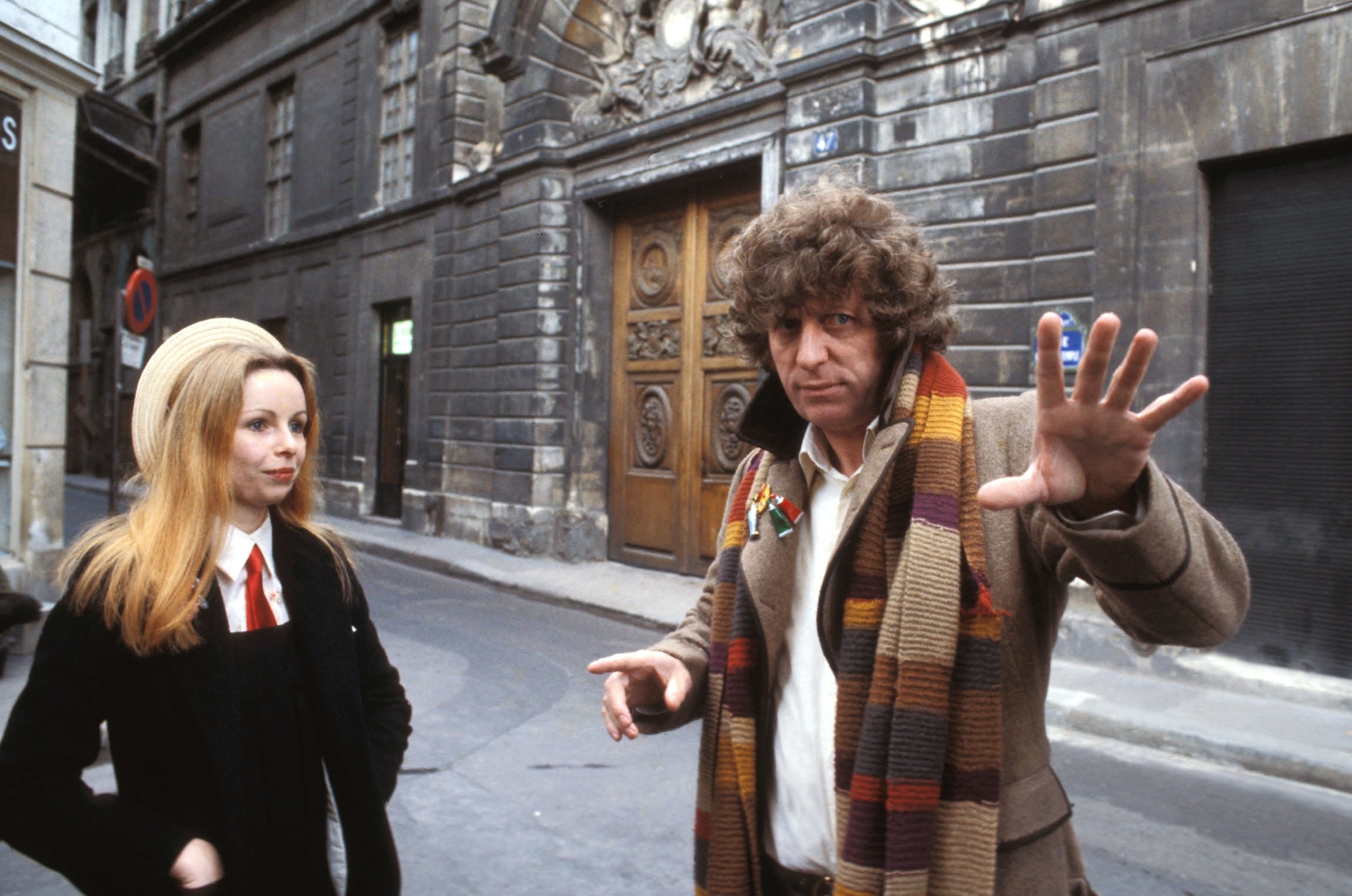 Tom Baker and Lalla Ward as the Doctor and Romana in 'City of Death'