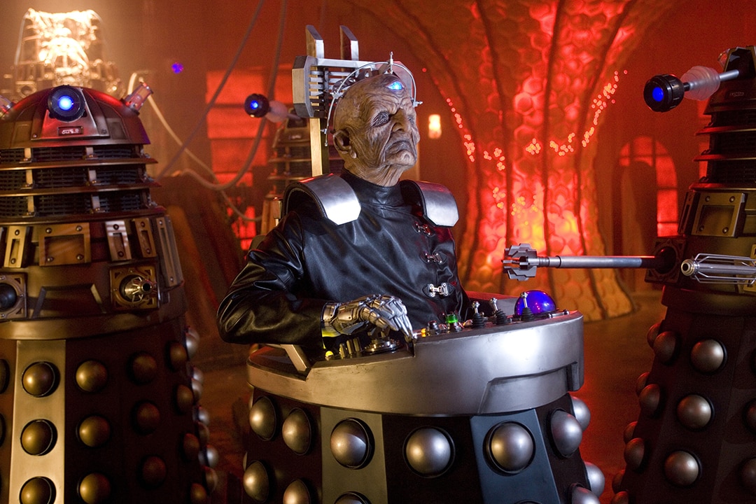 Davros and his Daleks in 'Journey's End'