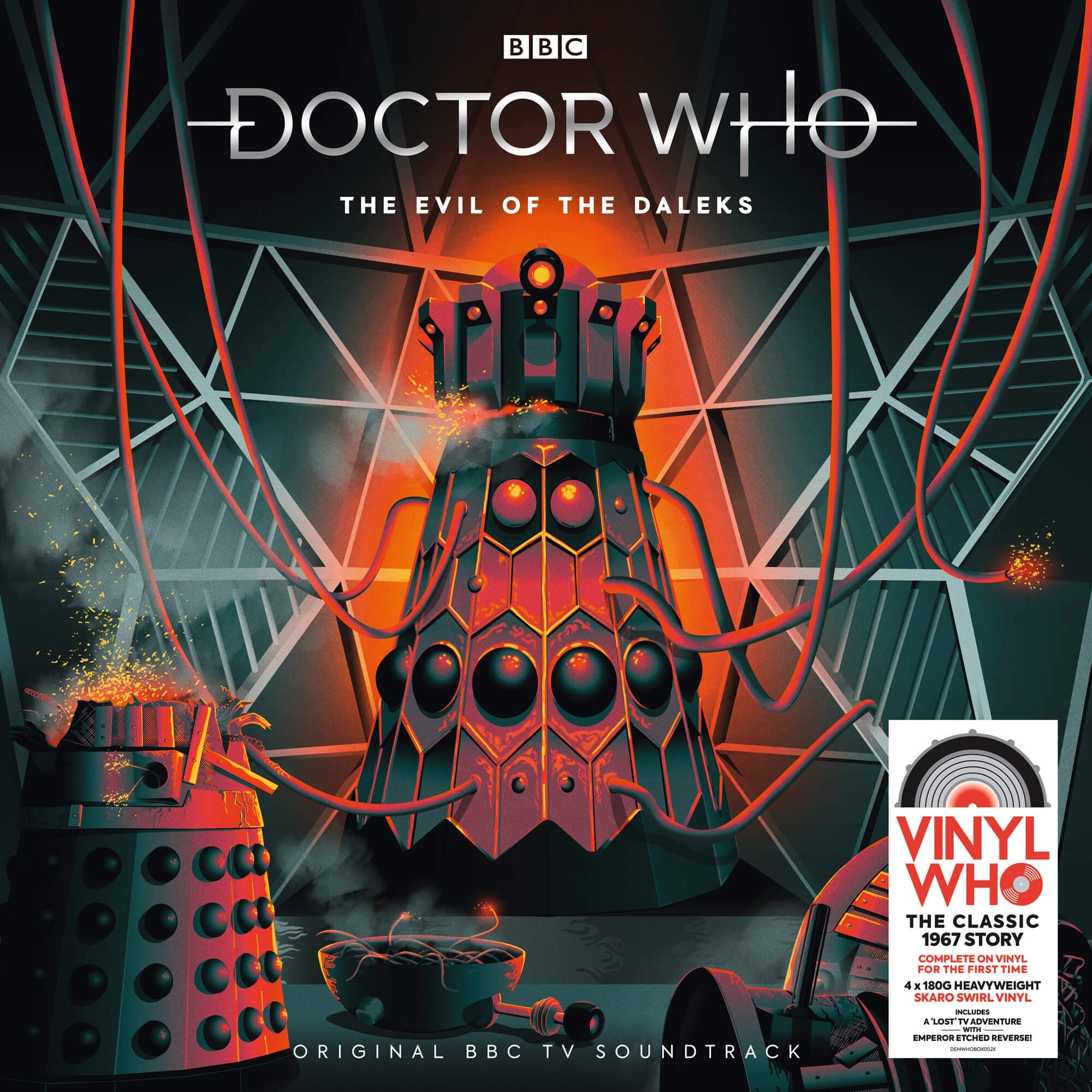 Evil of the Daleks vinyl cover