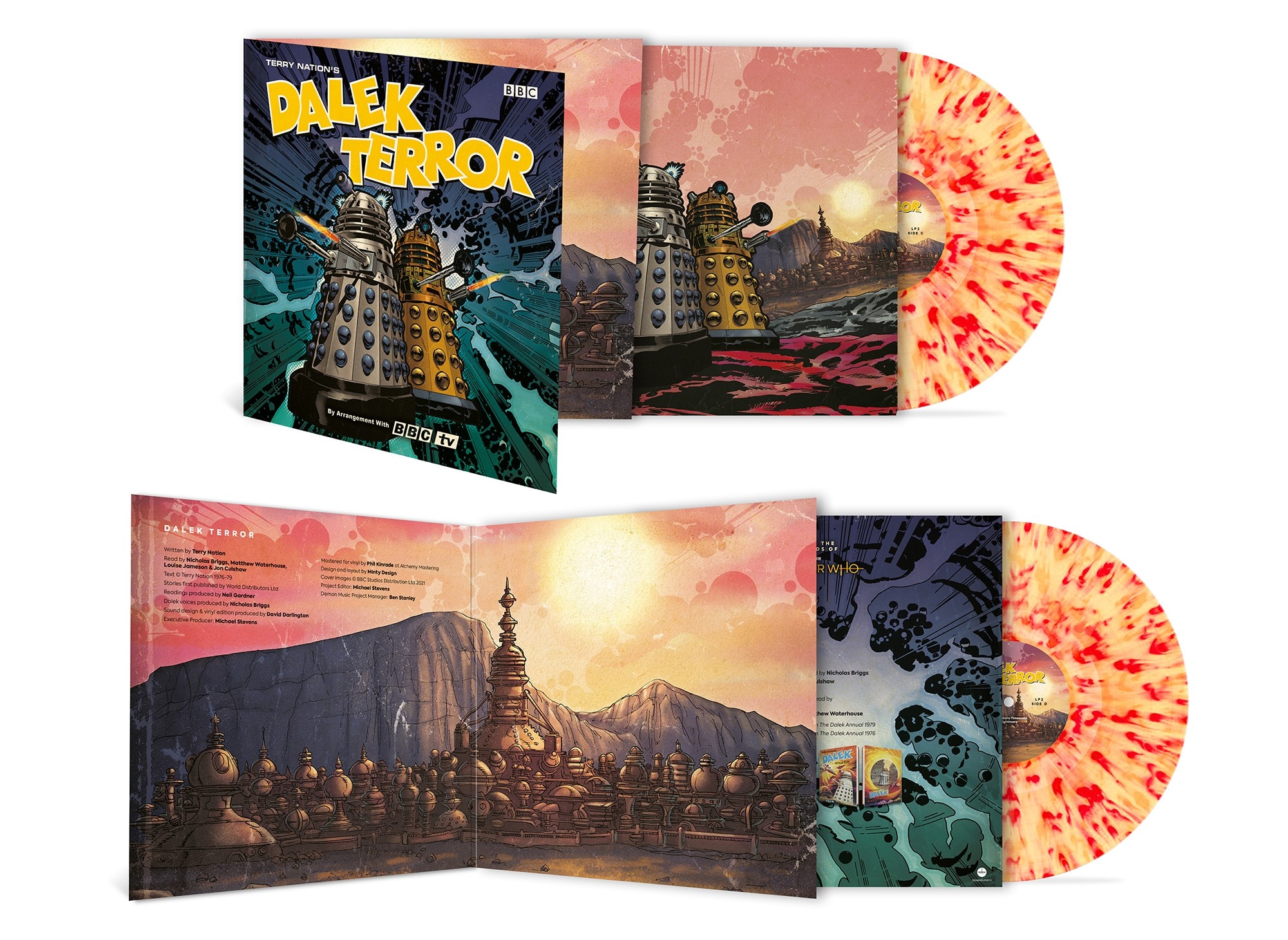 Dalek Terror vinyl and sleeve