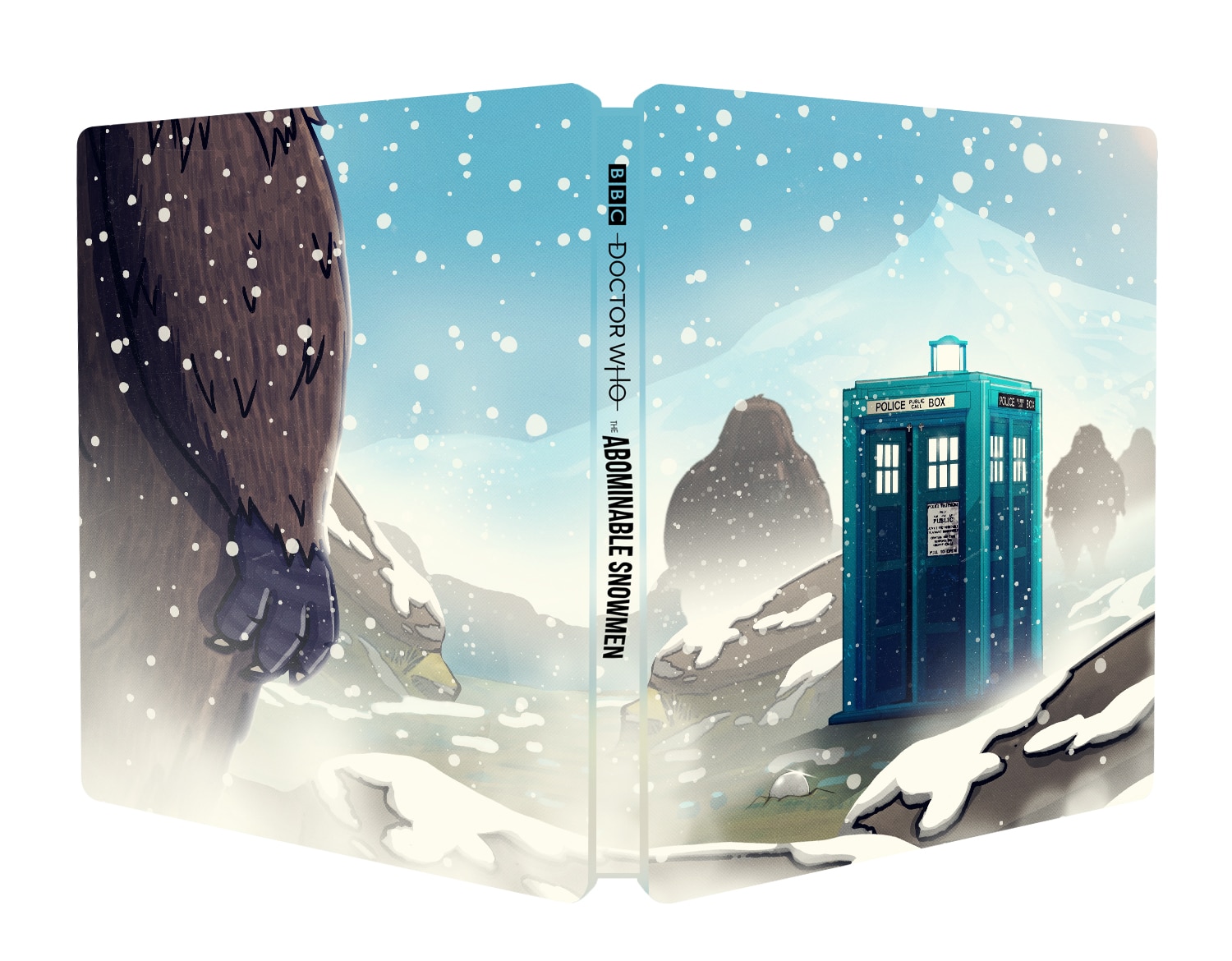 Steelbook cover of 'The Abominable Snowmen'