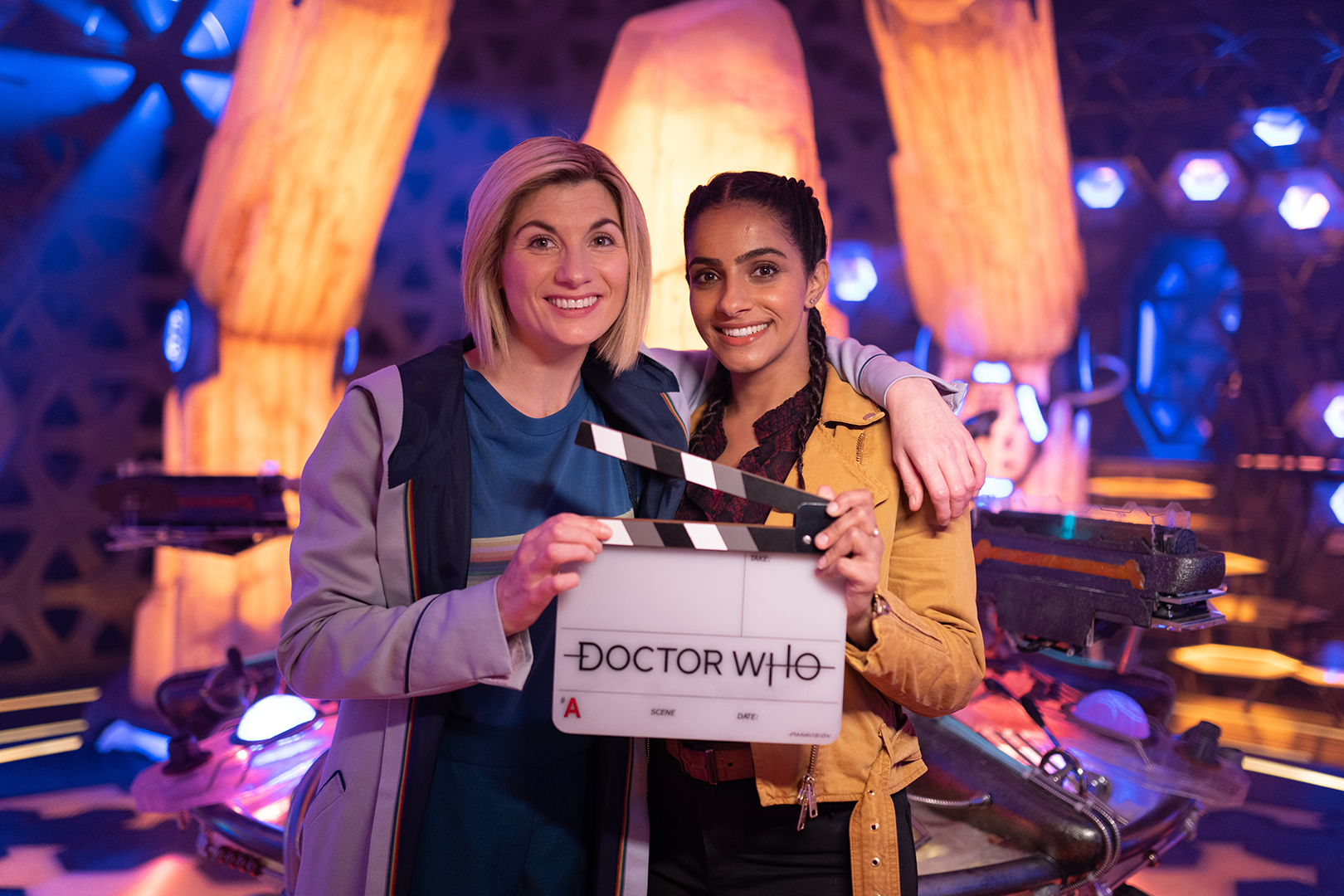 Jodie Whittaker and Mandip Gill wrap filming on 'The Power of the Doctor'