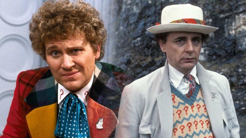 Image of Colin Baker and Sylvester McCoy