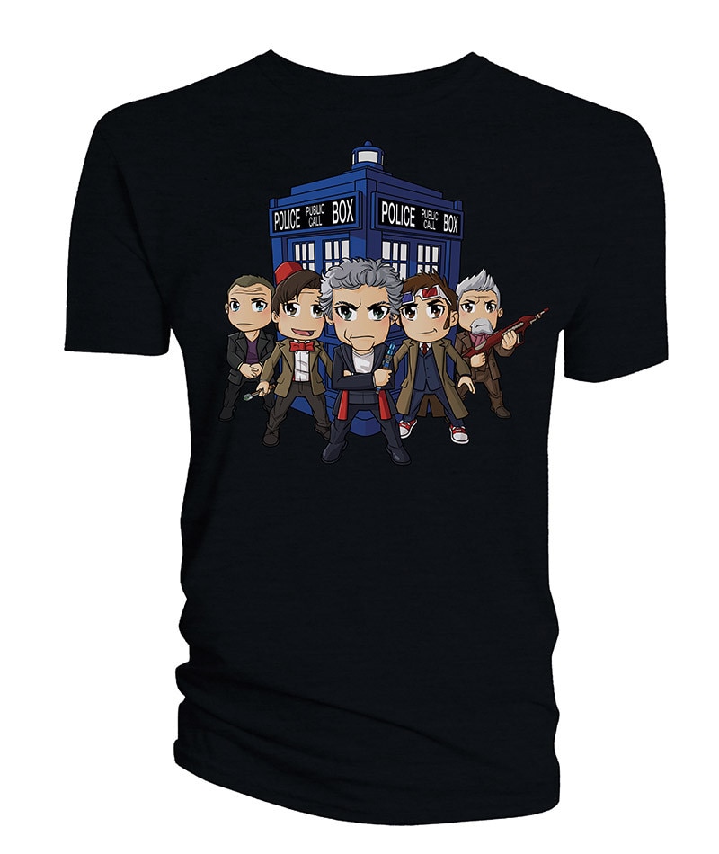 Doctor Who Kawaii Doctors T Shirt