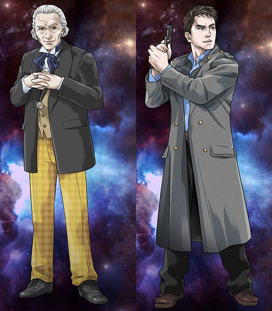 First Doctor and Captain Jack Harkness