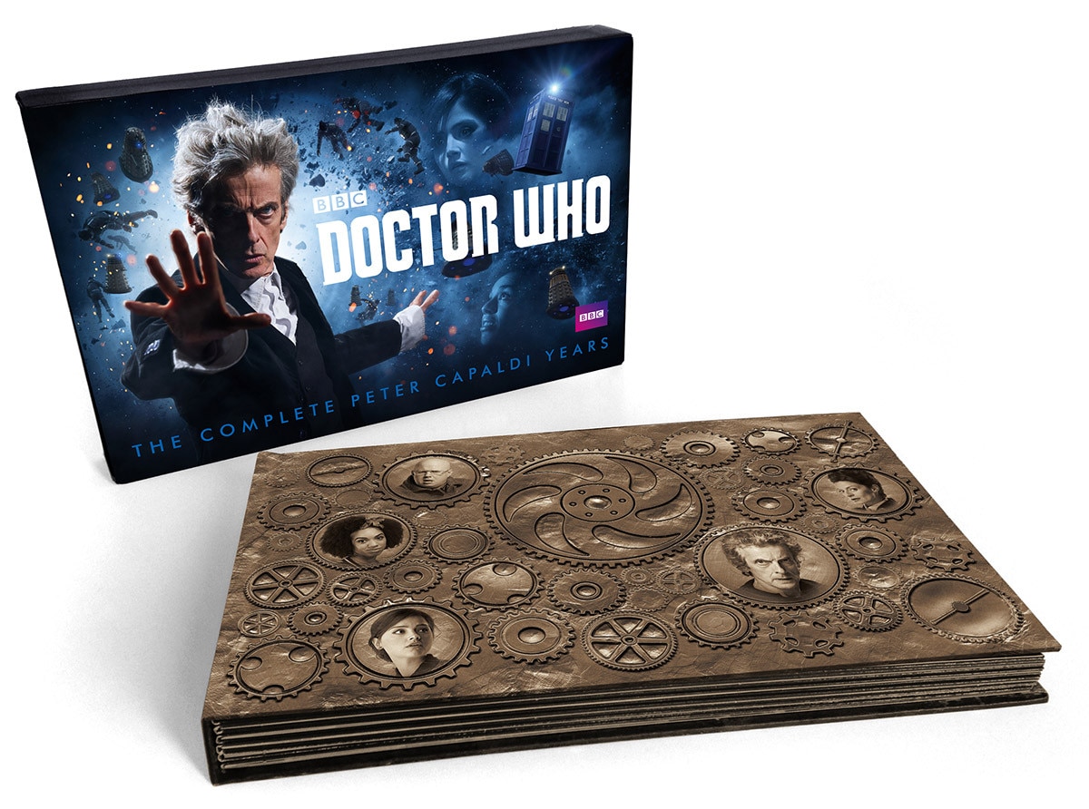 Image of Doctor Who dvd boxset with Peter Capaldi on the front