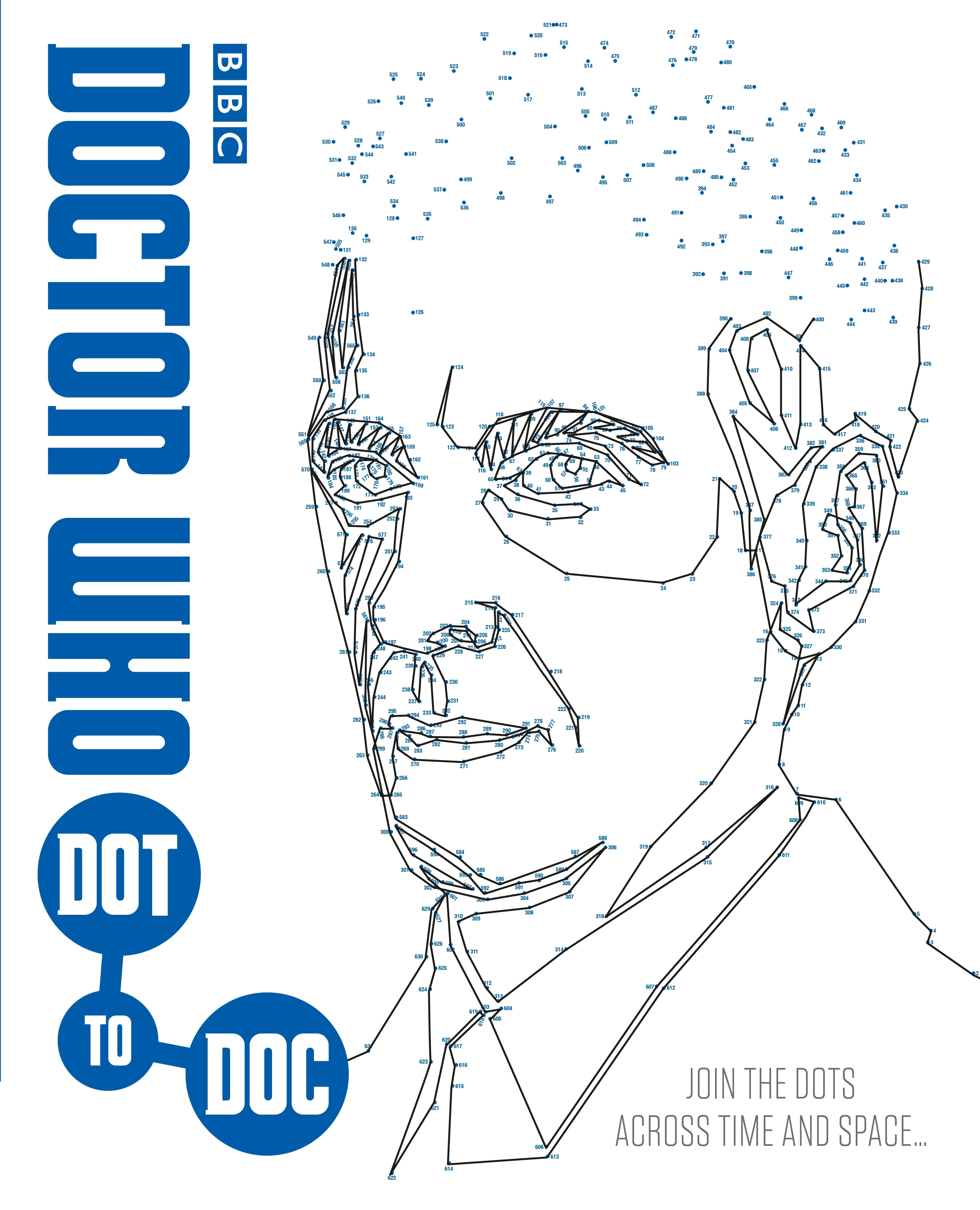 dot-to-dot image of the doctor