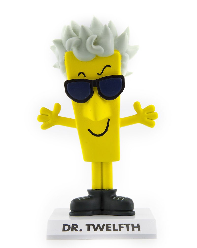 Doctor twelfth yellow figurine