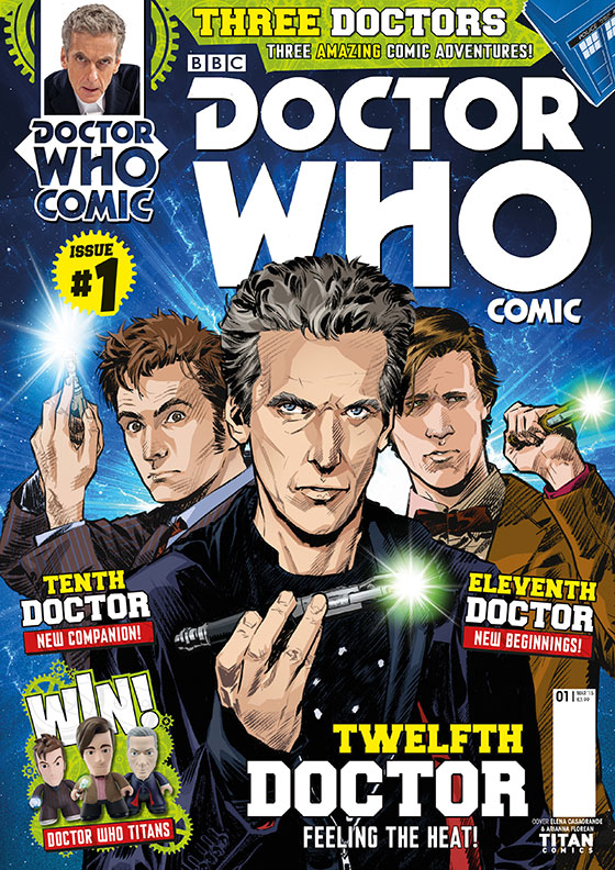 New Doctor Who Comic cover with Twelfth Doctor