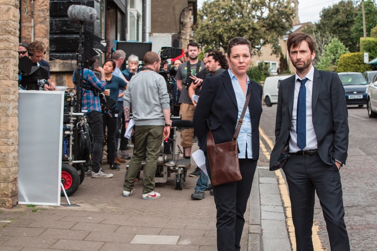 David Tennant and Olivia Colman in Broadchurch