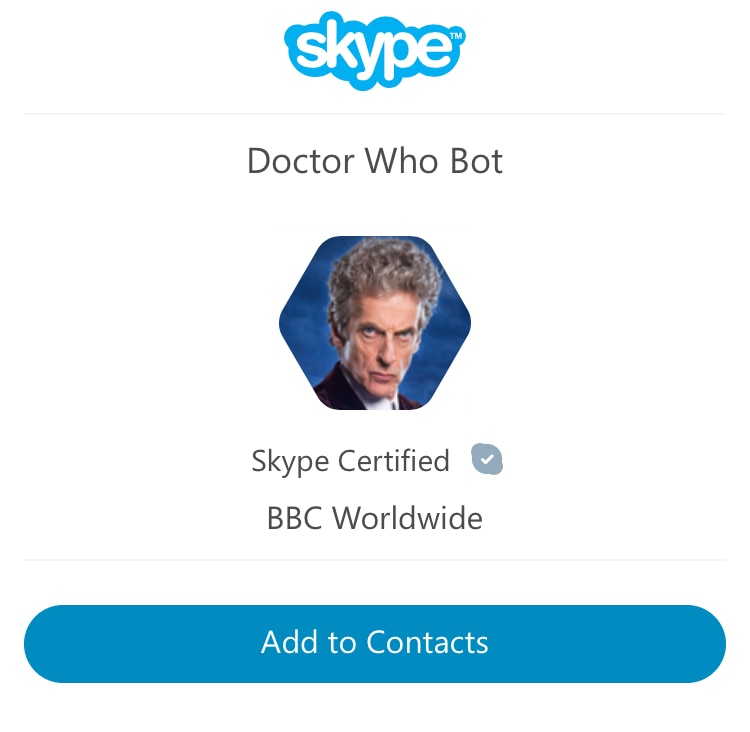 Skype Bot - Doctor Who