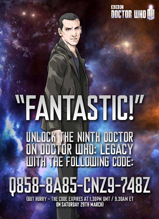 Ninth Doctor in Doctor Who: Legacy