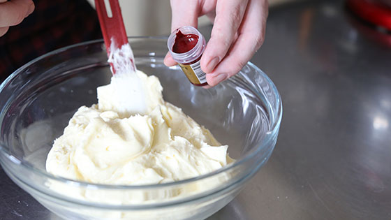 Making frosting for the Pudding Brain recipe