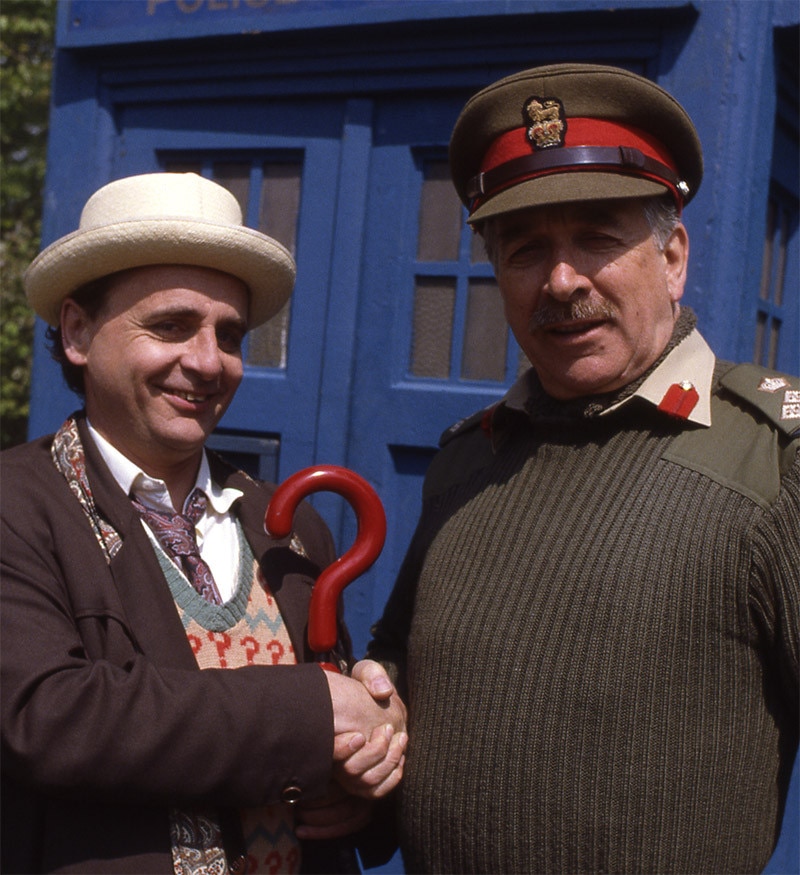 The Seventh Doctor and the Brigadier